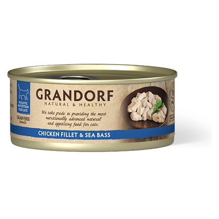 Mokra Karma Dla Kota Grandorf Filety Z Kurczaka I Okonia 24x70g