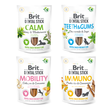 Brit Dental Stick Gryzak Przysmak Dentystyczny Dla Psa 4x251g Mix Smaków
