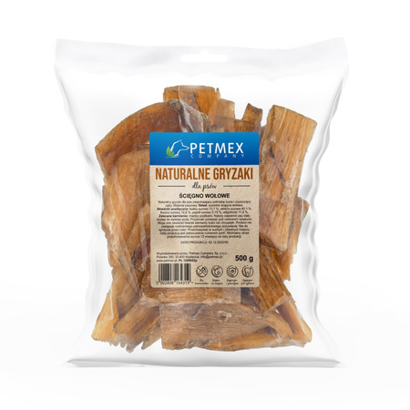 Petmex Ścięgno Wołowe 500g Gryzak Naturalny Przysmak Dla Psa