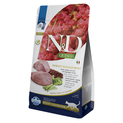Farmina N&D Cat Quinoa Weight Management Lamb & Broccoli 1,5kg Sucha Karma z Jagnięciną Dla Kota Redukcja Nadmiernej Masy Ciała