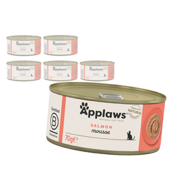 Applaws Cat Mokra Karma Dla Kota 6x70g Łosoś w Musie