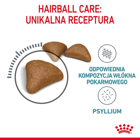 Royal Canin FCN Hairball Care 400g Karma Sucha Dla Kotów Dorosłych Eliminacja Kul Włosowych