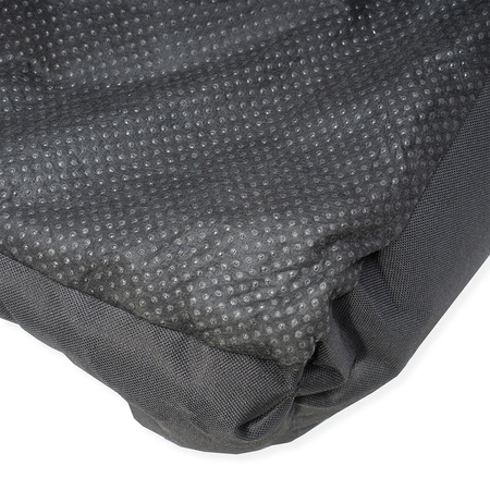 Legowisko prostokątne dla psa L 95x72cm CZARNE z wyjmowaną poduszką 85x62cm