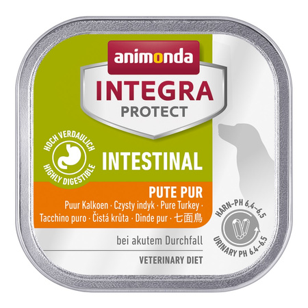 Animonda Integra Protect Intestinal 22x150g Mokra Karma Z Indykiem Dla Psów Z Ostrą Niewydolnością Układu Pokarmowego