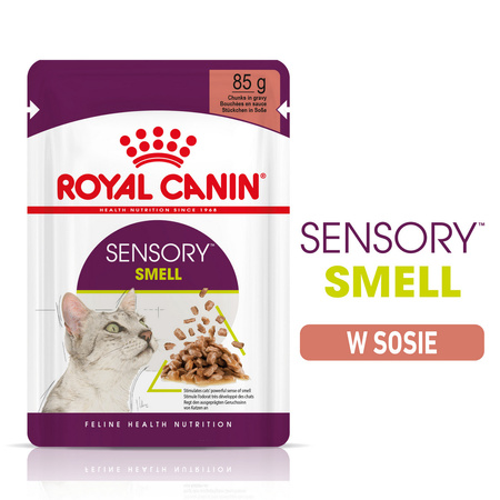 ROYAL CANIN Sensory Smell Gravy 85g Mokra Karma Dla Kotów Wybrednych