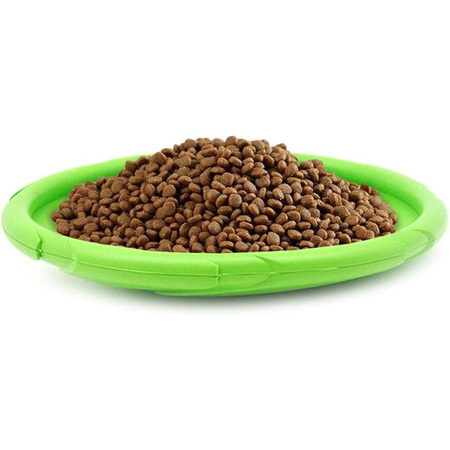 Frisbee Gumowa Zabawka Dla Psa Latający Dysk Kolor Zielony Średnica 18cm
