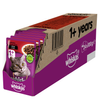 Mokra Karma Dla Kota 1+ Whiskas Saszetki Z Wołowiną W Sosie 24x100g