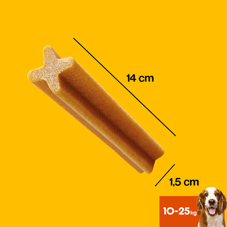 Pedigree DentaStix 10x180g Przysmak Dentystyczny Dla Psów Średnich Ras 70szt