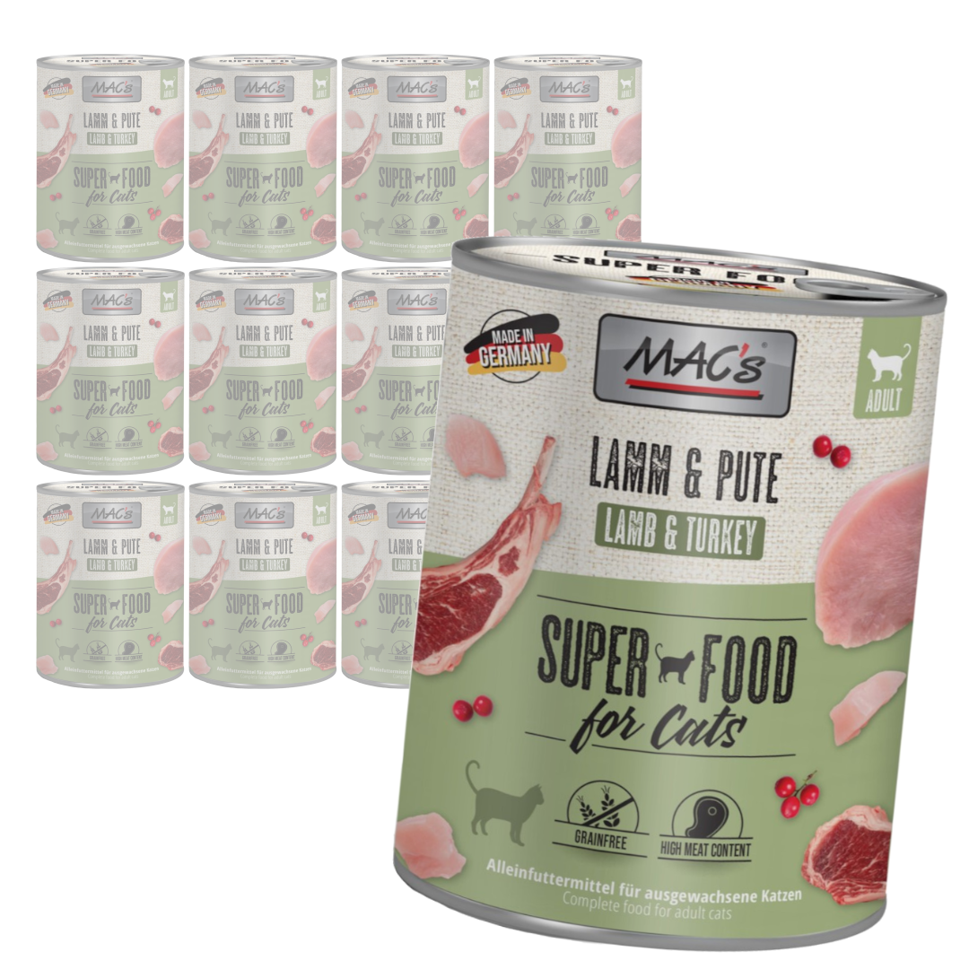 MAC's Bezzbożowa Mokra Karma Dla Kota Jagnięcina Indyk