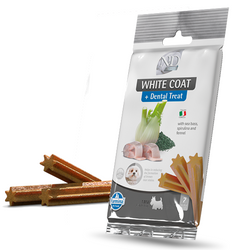 Farmina N&D White Coat Dental Treat Mini 60g Przysmak Dentystyczny Dla Psów z Jasną Sierścią