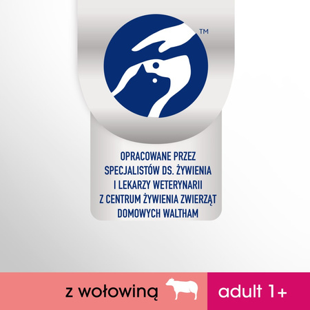 PERFECT FIT Adult 1+ 750g Sucha Karma Dla Kotów Dorosłych Bogata w Wołowinę