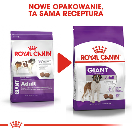 Royal Canin Giant Adult Karma Sucha Dla Psów Dorosłych Ras Olbrzymich 2x15kg