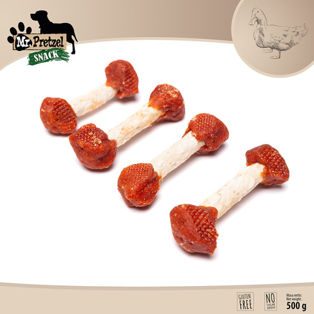 Mr. Pretzel Przysmak Dla Psa Hantel Z Kaczką 500g