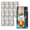 Sheba Fresh&Fine 72x50g  Mokra Karma Dla Kotów W Sosie Z Wołowiną  Kurczakiem Jagnięciną