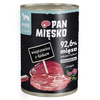 Pan Mięsko Wieprzowina z Dzikiem 400g Mokra Karma Dla Psów Dorosłych