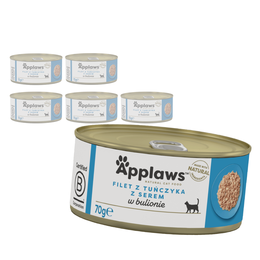 Applaws Cat Mokra Karma Dla Kota 70g Filet Z Tuńczyka Z Serem