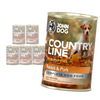 John Dog Puppy Country Line Królik z Wieprzowiną 6x400g Mokra Karma Dla Szczeniąt Duo Protein