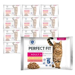 Perfect Fit Adult 1+ 52x85g Mokra Karma Dla Kotów Z Kurczakiem I Wołowiną W Sosie