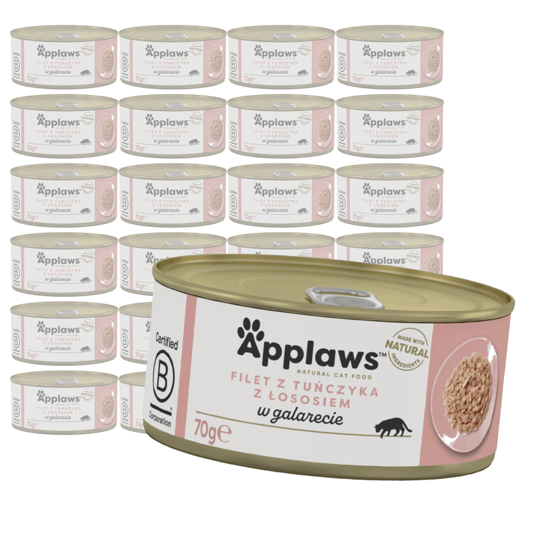 Applaws Cat Mokra Karma Dla Kota tuńczyk z łososiem w galarecie