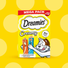 Dreamies Creamy 12x10g Kremowy Przysmak Dla Kota Z Kurczakiem I Z Łososiem