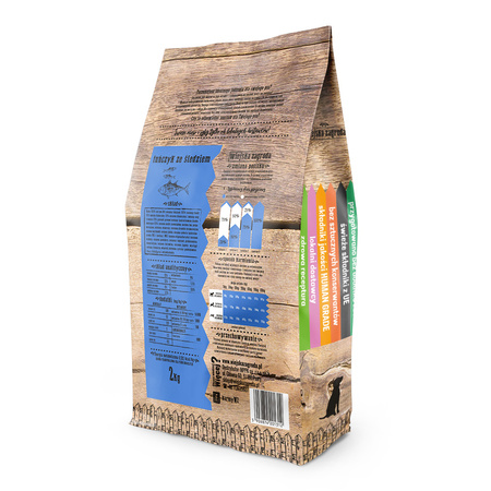 Wiejska Zagroda Tuńczyk i Śledź 2kg - Sucha Karma Dla Psów Dorosłych