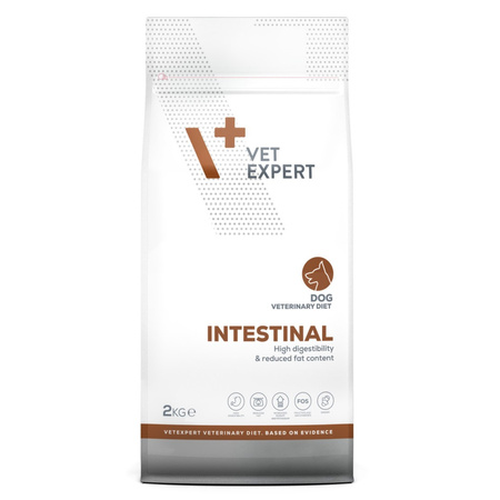 Vet Expert Intestinal Sucha Karma Weterynaryjna Dla Psa 2kg Wysoka Strawność