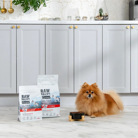 Raw Paleo Ultra Beef Adult Mini 2kg Sucha Karma z Wołowiną Dla Psów Dorosłych Ras Małych