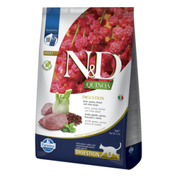 Farmina N&D Cat Quinoa Digestion Lamb & Fennel 5kg Sucha Karma z Jagnięciną Dla Kota Zaburzenia Trawienia
