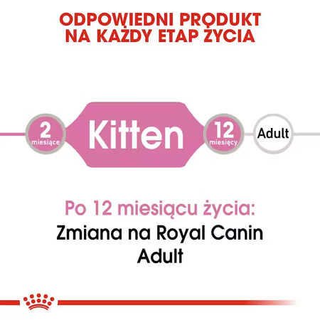 Royal Canin Kitten 24x85g Pełnoporcjowa Mokra Karma Dla Kociąt Do 12 Miesiąca Życia Pasztet