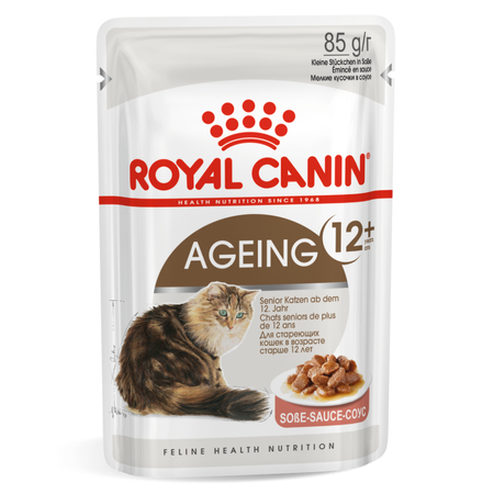 Royal Canin FHN Ageing +12 w Sosie i Galaretce 12x85g Mokra Karma Dla Kotów Starszych