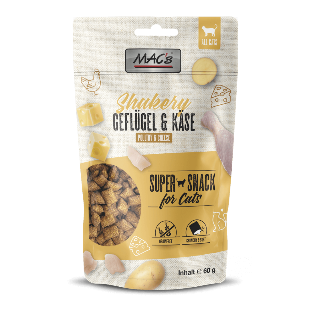 Mac's Shakery Snack Kurczak i Ser Przysmak Dla Kota z Nadzieniem