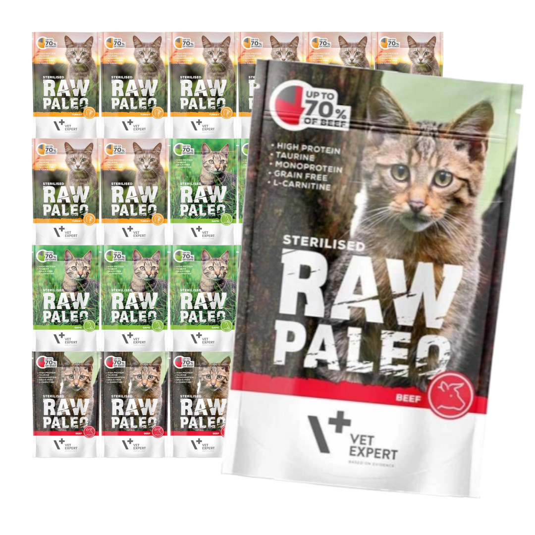 Vetexpert Raw Paleo Sterilised Mix Smaków