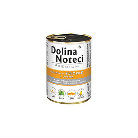 Dolina Noteci Premium Mokra Karma Dla Psa Kaczka z Dynią 12x400g