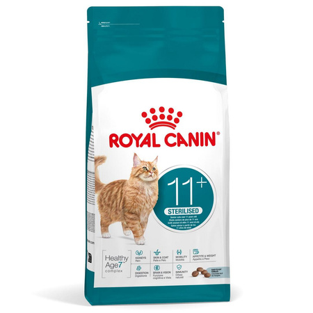Royal Canin Ageing Sterilised 11+ Karma Sucha 4kg Dla Kotów Dojrzałych Po Sterylizacji Powyżej 11 Roku Życia