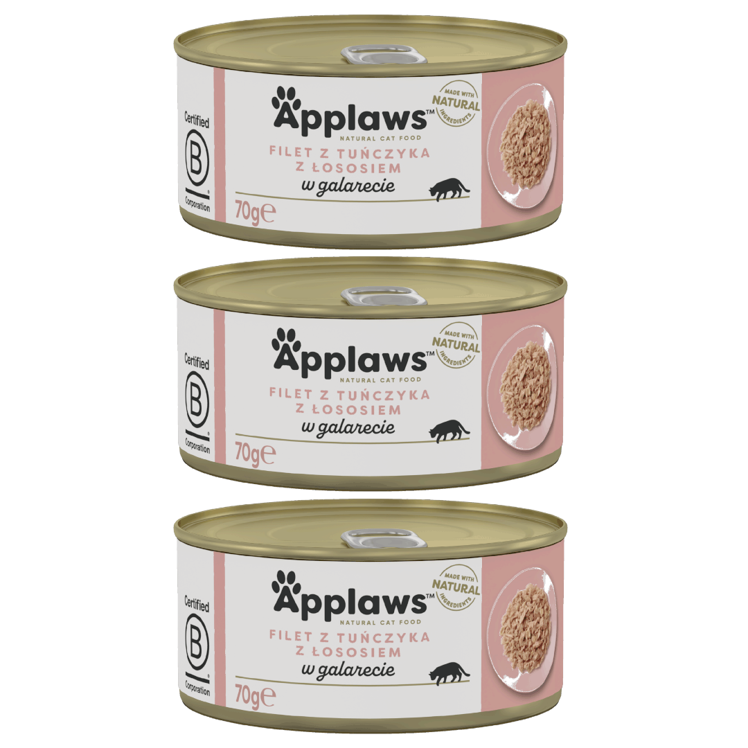 Applaws Cat Mokra Karma Dla Kota tuńczyk z łososiem w galarecie