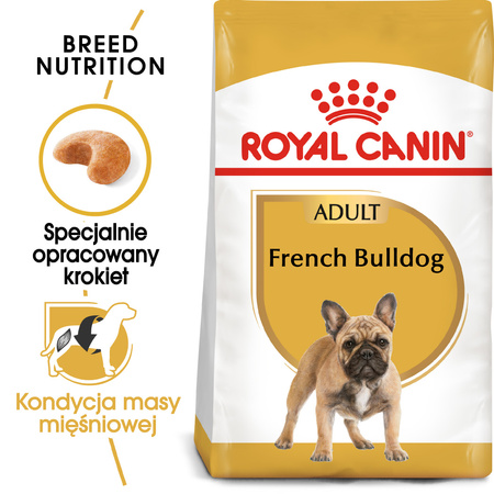 Royal Canin BHN French Bulldog Adult 1,5kg Karma Sucha Dla Psów Dorosłych Rasy Bulldog Francuski
