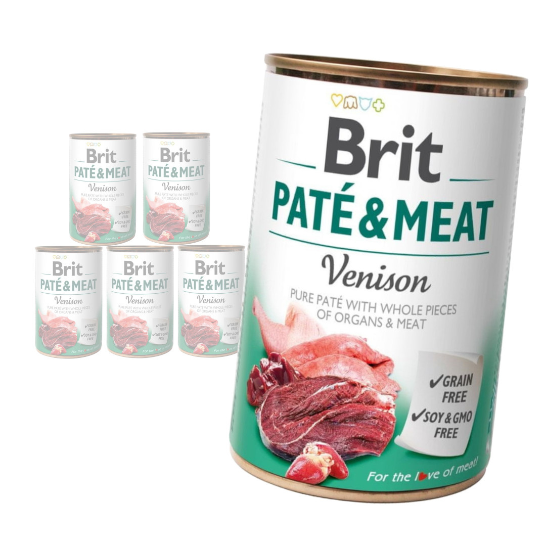 Brit Pate&Meat Mokra Karma dla Psów z Dziczyzną