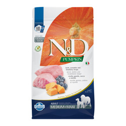 N&D GF Pumpkin Lamb Blueberry Adult Medium Maxi  2,5 KG