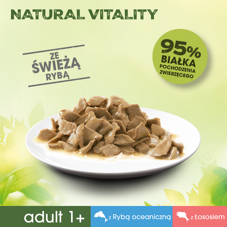 Perfect Fit Natural Vitality 36x50g Mokra Karma Dla Kotów Również Po Zabiegu Kastracji Łosoś I Ryba Oceaniczna W Sosie