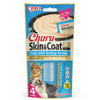 Inaba Cat Churu Skin Coat 4x14g (56g) Kremowy Przysmak Dla Kota Pasta Z Tuńczykiem I Przegrzebkami