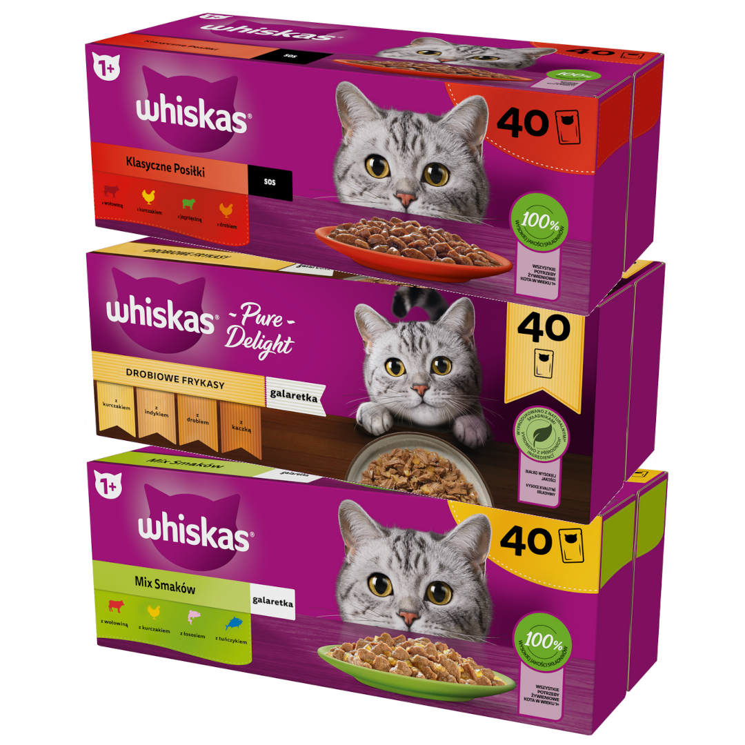 Whiskas Adult 120x85g Mokra Karma Dla Kota Mix Smaków