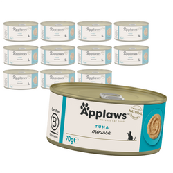 Applaws Cat Mokra Karma Dla Kota 12x70g Tuńczyk W Musie