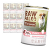 Raw Paleo Puppy Monoprotein 12x400g Mokra Karma Dla Szczeniąt z Wieprzowiną