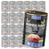 Super Rafi Cat 24x400g Bezzbożowa Mokra Karma Dla Kotów Z Przepiórką I Wątróbką Z Królika
