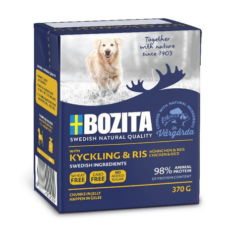 Bozita Kawałki W Galaretce Z Kurczakiem i Ryżem 370g