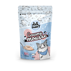 Mr. Bandit Creamy Mousse Przysmak Dla Kota Pasta Z Łososiem 60g