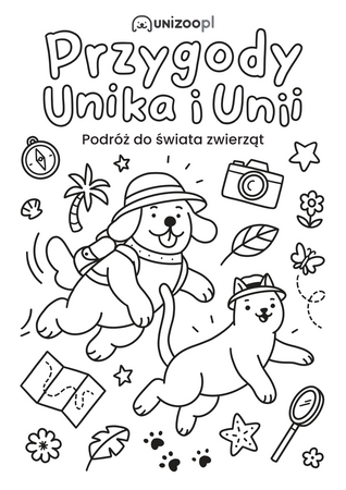 Kolorowanka ze Zwięrzętami Przygody Unika i Unii