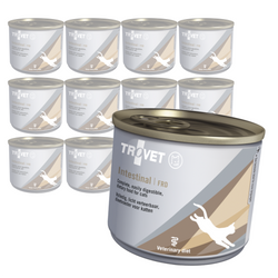 Trovet Intestinal FRD 12x200g Dietetyczna Mokra Karma z Kurczakiem i Łososiem Dla Kotów z Zaburzeniami Jelitowo - Żołądkowymi