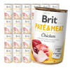 Brit Pate&Meat Mokra Karma Dla Psów Z Kurczakiem Puszka 24x400g