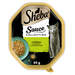 SHEBA Sauce Collection 85g Z Królikiem I Warzywami Mokra Karma Dla Kotów W Sosie